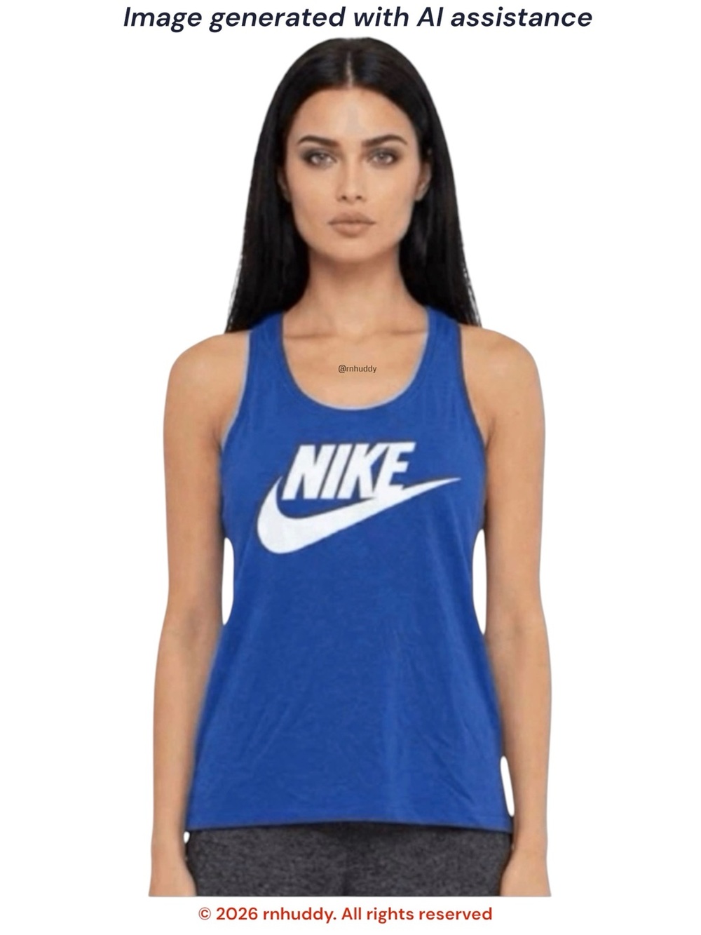 Nike XL blue tank top